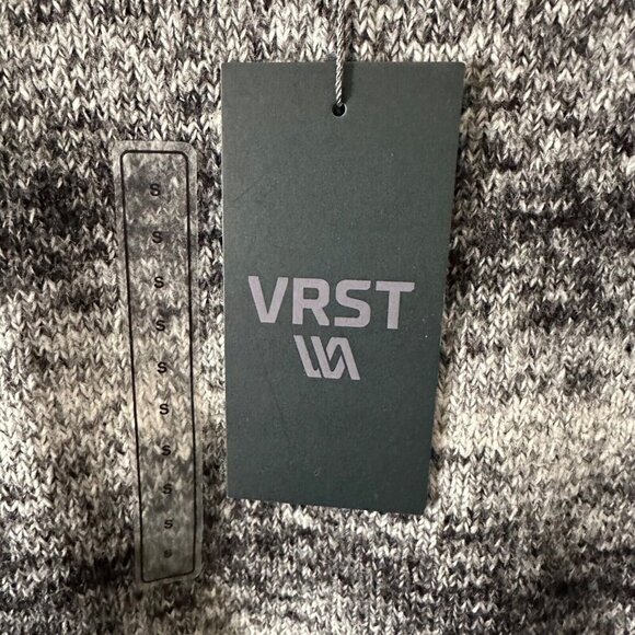 VRST Men Size S Charcoal Multi Relaxed Fit Classic CrewNeck Pullover Sweater NWT - Picture 7 of 9